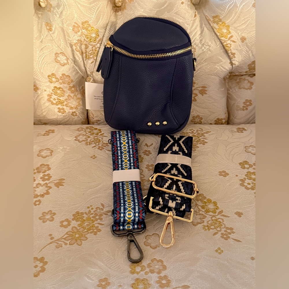 Navy CrossBody w/ 2 straps